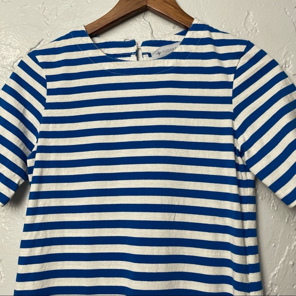 Tuckernuck Stella Striped T-shirt Dress in Blue/White S - Picture 4 of 9